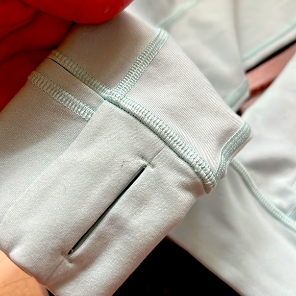 3 piece teal Ivivva outfit size 10. Shirt, zip up jacket and pants. - Picture 3 of 6